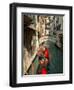 Gondolas along Canal, Venice, Italy-Lisa S. Engelbrecht-Framed Photographic Print