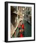 Gondolas along Canal, Venice, Italy-Lisa S. Engelbrecht-Framed Photographic Print