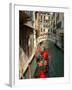Gondolas along Canal, Venice, Italy-Lisa S. Engelbrecht-Framed Photographic Print