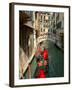 Gondolas along Canal, Venice, Italy-Lisa S. Engelbrecht-Framed Photographic Print