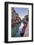 Gondolas Along the Canals of Venice, Italy-Darrell Gulin-Framed Photographic Print