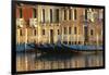 Gondolas Along the Grand Canal in Venice, Italy-David Noyes-Framed Photographic Print