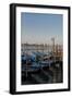 Gondolas Along the Grand Canal in Venice, Italy-David Noyes-Framed Photographic Print