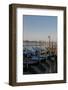 Gondolas Along the Grand Canal in Venice, Italy-David Noyes-Framed Photographic Print