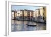 Gondolas Along the Grand Canal, Venice, Italy-Darrell Gulin-Framed Photographic Print