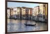 Gondolas Along the Grand Canal, Venice, Italy-Darrell Gulin-Framed Photographic Print