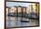 Gondolas Along the Grand Canal, Venice, Italy-Darrell Gulin-Framed Photographic Print