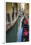 Gondolas and canal, Venice, Veneto, Italy-Russ Bishop-Framed Photographic Print