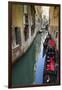 Gondolas and canal, Venice, Veneto, Italy-Russ Bishop-Framed Premium Photographic Print