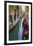 Gondolas and canal, Venice, Veneto, Italy-Russ Bishop-Framed Premium Photographic Print