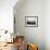 Gondolas and Gondoliers on a Rainy Day in Venice Italy, June 1965-null-Framed Photographic Print displayed on a wall