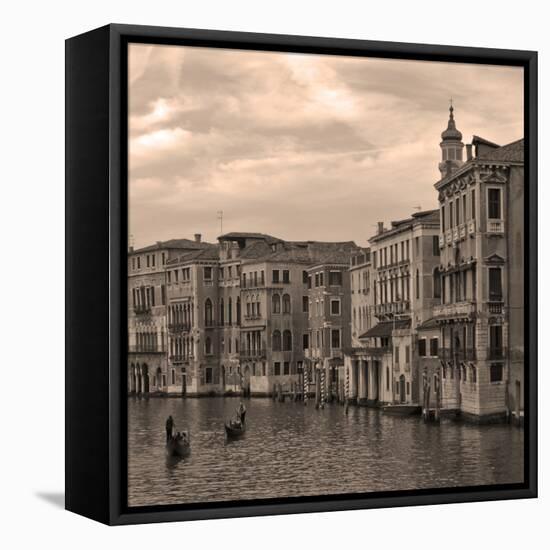 Gondolas and Palazzos III-Rita Crane-Framed Stretched Canvas