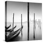 Gondolas and Poles-Moises Levy-Stretched Canvas