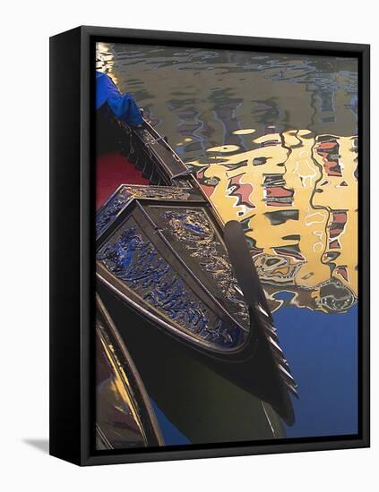 Gondolas and Reflections II-Rita Crane-Framed Stretched Canvas