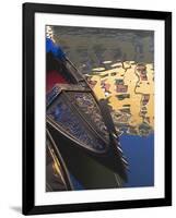 Gondolas and Reflections II-Rita Crane-Framed Photographic Print