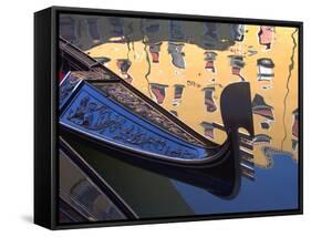 Gondolas and Reflections III-Rita Crane-Framed Stretched Canvas