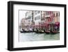 Gondolas and Restaurants at Grand Canal. Venice. Italy-Tom Norring-Framed Photographic Print