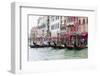 Gondolas and Restaurants at Grand Canal. Venice. Italy-Tom Norring-Framed Photographic Print