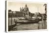 Gondolas and Salute Church, Venice, Italy-null-Stretched Canvas