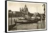 Gondolas and Salute Church, Venice, Italy-null-Framed Stretched Canvas