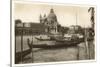 Gondolas and Salute Church, Venice, Italy-null-Stretched Canvas