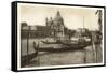 Gondolas and Salute Church, Venice, Italy-null-Framed Stretched Canvas