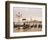 Gondolas and San Giorgio Maggiore, Venice, Veneto, Italy-Lee Frost-Framed Photographic Print