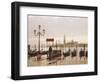 Gondolas and San Giorgio Maggiore, Venice, Veneto, Italy-Lee Frost-Framed Photographic Print