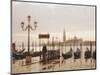 Gondolas and San Giorgio Maggiore, Venice, Veneto, Italy-Lee Frost-Mounted Photographic Print