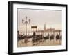 Gondolas and San Giorgio Maggiore, Venice, Veneto, Italy-Lee Frost-Framed Photographic Print