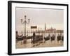 Gondolas and San Giorgio Maggiore, Venice, Veneto, Italy-Lee Frost-Framed Photographic Print