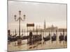 Gondolas and San Giorgio Maggiore, Venice, Veneto, Italy-Lee Frost-Mounted Photographic Print