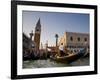 Gondolas and St. Mark's Campanile, Venice, Italy-Doug Pearson-Framed Photographic Print