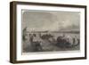 Gondolas Conveying Passengers and Luggage over the Lagoon to Venice-null-Framed Giclee Print