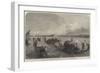 Gondolas Conveying Passengers and Luggage over the Lagoon to Venice-null-Framed Giclee Print