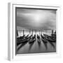 Gondolas En Atardecer-Moises Levy-Framed Premium Photographic Print