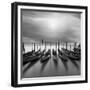 Gondolas En Atardecer-Moises Levy-Framed Photographic Print