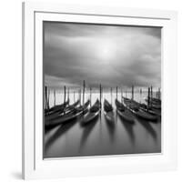 Gondolas En Atardecer-Moises Levy-Framed Photographic Print