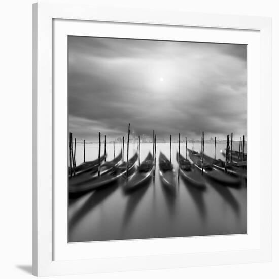 Gondolas En Atardecer-Moises Levy-Framed Photographic Print