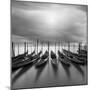 Gondolas En Atardecer-Moises Levy-Mounted Photographic Print