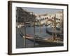 Gondolas, Grand Canal and Rialto Bridge, Venice, Unesco World Heritage Site, Veneto, Italy-James Emmerson-Framed Photographic Print