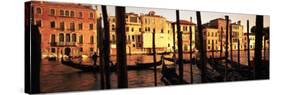 Gondolas in a Canal, Venice, Italy-null-Stretched Canvas