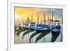 Gondolas in Venezia-vent du sud-Framed Photographic Print