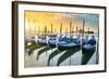 Gondolas in Venezia-vent du sud-Framed Photographic Print