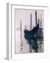 Gondolas in Venice, 1908-Claude Monet-Framed Giclee Print