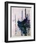 Gondolas in Venice, 1908-Claude Monet-Framed Giclee Print