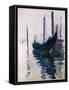 Gondolas in Venice, 1908-Claude Monet-Framed Stretched Canvas