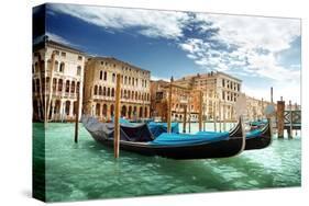 Gondolas In Venice Italy-null-Stretched Canvas