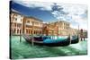 Gondolas In Venice Italy-null-Stretched Canvas
