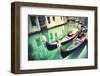 Gondolas in Venice-Zoom-zoom-Framed Photographic Print